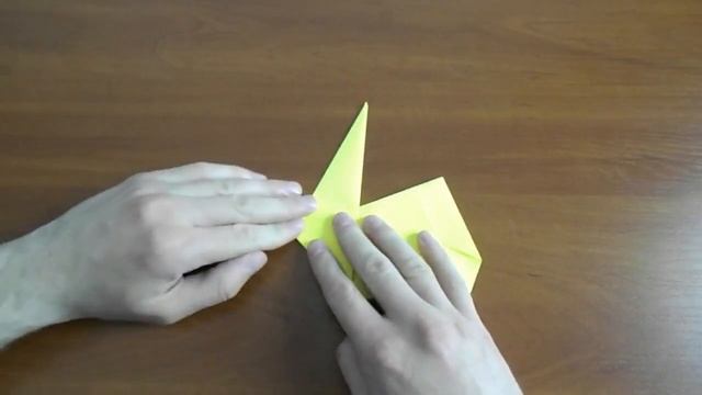 Как сделать цыплёнка из бумаги | Оригами цыплёнок