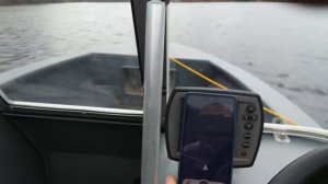 Замер скорости на лодке из полипропилена мотора тоха 30