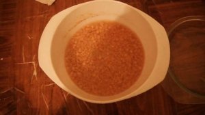 Гороховая каша в микроволновке