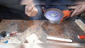 Ставлю новый круг на наждак