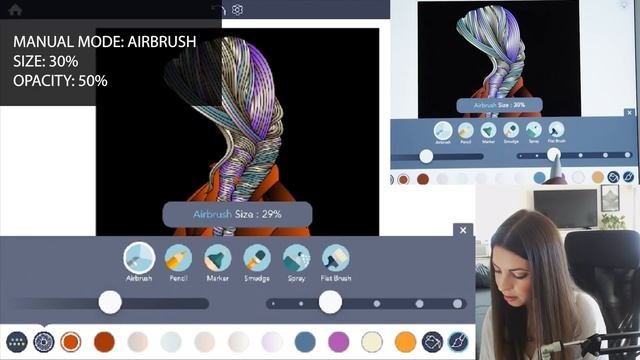 Coloring Tutorial: How To Color Galaxy Hair With Color Therapy App