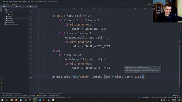 Conway's Game Of Life In Python