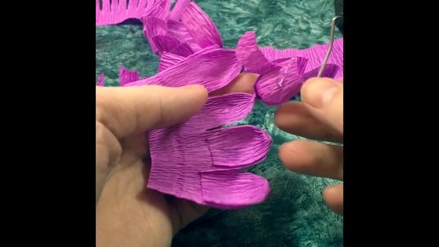 Хризантемы из гофрированной бумаги смотреть онлайн