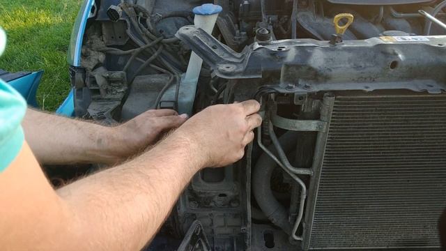 Чистка радиатора с разбором KIA ceed radiator cleaning смотреть онлайн