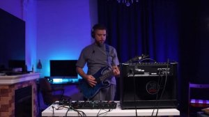 Подключение Digitech Trio Plus к Boss Katana 100 MK2 через петлю эффектов