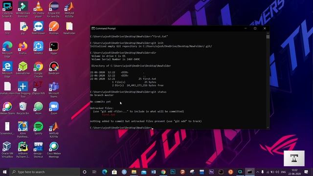 How to signup a GitHub account and add files to your GitHub account using command prompt?
