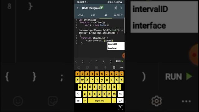 #Digital #Programming #coding-in-mobile #digital-watch #Html #Javascript