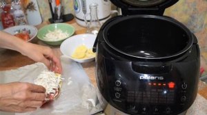 КУРИЦА С КАРТОШКОЙ  В ФОЛЬГЕ В МУЛЬТИВАРКЕ