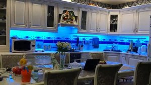 Подсветка фартука кухни светодиодная RGB диодная лента LED