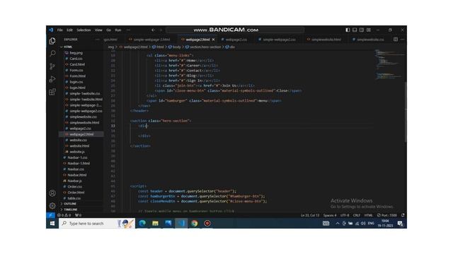 How To Create A Simple Website Using HTML And CSS For Beginners | Website Design With HTML And CSS