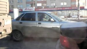 Водитель уснул за рулем