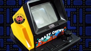 Crazy chewy мини аркадный игровой автомат 1982г. Пак Мэн начало. Реакция.