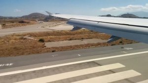 Airbus A319 Landing Heraklion Airport, Crete