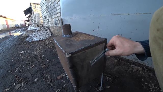 Буржуйка мини в палатку. ч2. Печка на курьих ножках...) смотреть онлайн