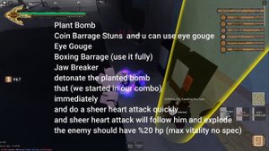 『YBA』 Killer Queen Boxing True Combo + Skill Tree