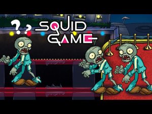 Plants Vs Zombies Squid Game Animation || Glass Bridge