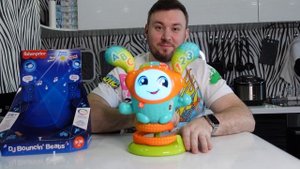 Интерактивная музыкальная обучающая игрушка Fisher-Price Baby Toddler Learning Toy Dj Bouncin’ Beat