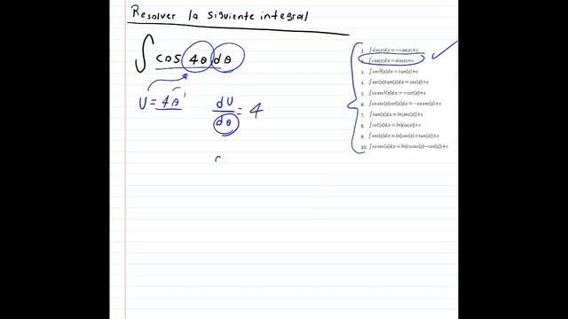 Integración De Funciones Trigonométricas Por Cambio De Variable (Leithold 4.2 Ej.17) смотреть онлайн