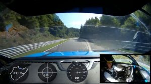 7:20.143 minutes - Onboard record lap of the Lynk & Co 03 Cyan at the Nürburgring Nordschleife