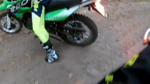 Учусь ездить на эндуро. Racer Panther 250, идеальный "диван" для девочки.