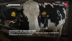 Фермер Сергей Ишков разводит молочных коров и поставляет продукцию жителям региона