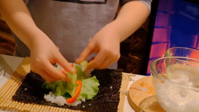 Как сделать роллы, суши просто для детей
