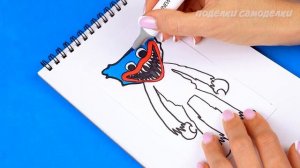 Невероятные фокусы с рисунком Хаги Ваги| Трюки и их секреты Poppy Playtime