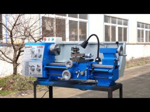 Токарный станок CJM360 WEISAN по металлу. Демонстрация возможностей