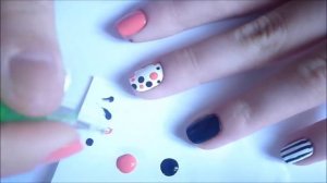 ♡Дизайн ногтей для начинающих/Маникюр в горошек♡
