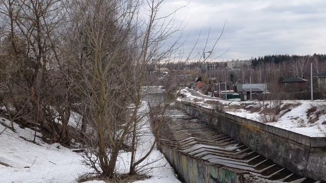 Пушкино. Московская обл. Прогулка на водоспуск 23.03.2023 смотреть онлайн