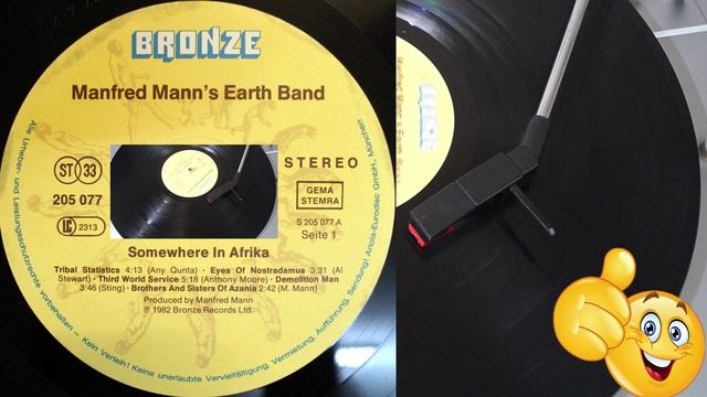 Brothers and Sisters of Azania - Manfred Mann's Earth Band 1982 Somewhere in Afrika
LP Vinyl Disk 4K