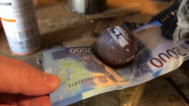 РАСКАЛЕННЫЙ ШАР 1000 градусов VS ДЕНЬГИ! Эксперименты!