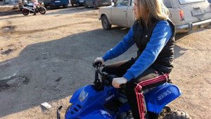 Обкатываем детский квадроцикл HORS - 012