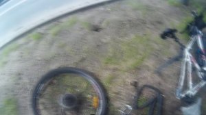 Замена камеры на велосипеде в поездке