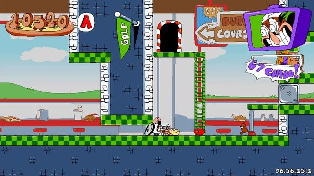 Pizza Tower - GOLF P Rank смотреть онлайн