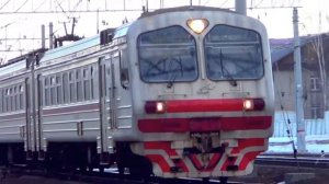 Электропоезд ЭД4М-0280 "Спутник" + приветливый свисток:-)