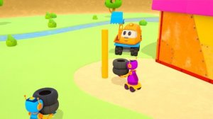 Leo the Truck & funny games for kids. Leo & friends. Full episodes of car cartoons for kids.