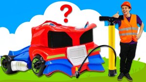 Автобот Оптимус Прайм прокачался в Мастерской Фёдора! Роботы Трансформеры онлайн. Видео игры машинки