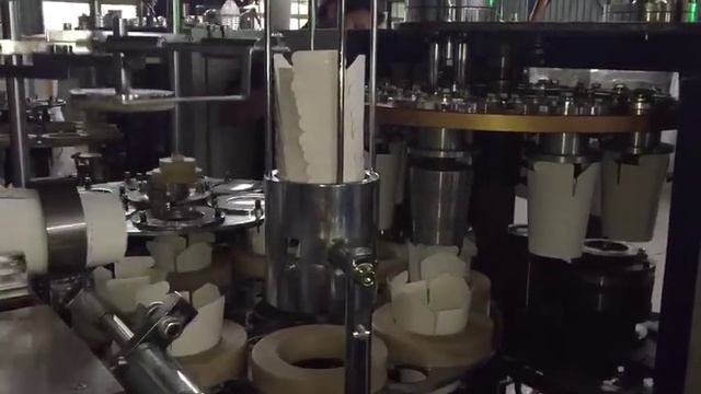 KD-S22 машина для производства бумажных коробок для лапши из картона с круглым дном