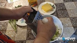 Легкий и свежий овощной салат.