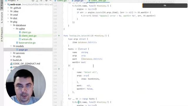 Golang. Live code #13. Создание и развитие опенсорс проекта wscan смотреть онлайн