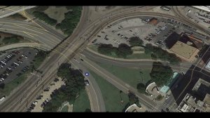 JFK assassination route from Google Earth