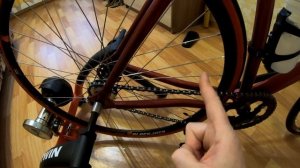 Мойка цепи + обзор велостанка btwin in ride 500