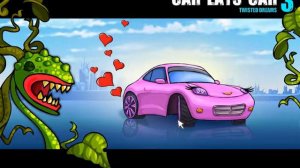 Машина ест Машину 3 игра Car Eats Car 3 - Трусливый босс сбежал от машинки, про машинки как мульт #