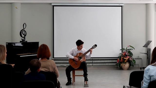 Вдоль по улице метелица метёт. Классическая гитара