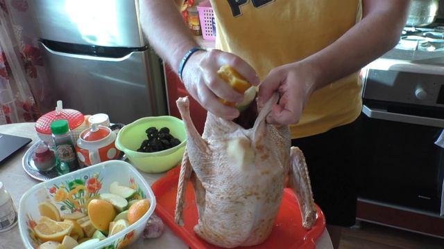 Готовим новогоднего гуся вместе с зятем! смотреть онлайн