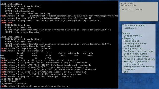 Arch Linux installation recording to kernel 5.7.9-arch1-1 (core) смотреть онлайн