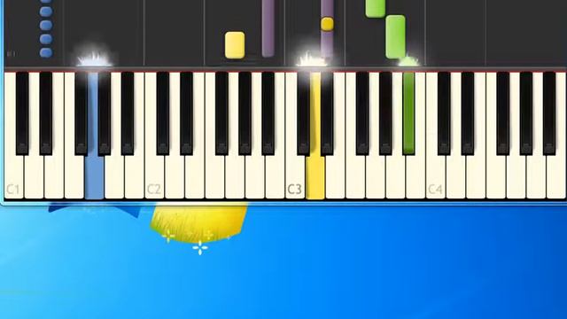 Roxette Keep Me Waiting [Piano tutorial by Synthesia] смотреть онлайн