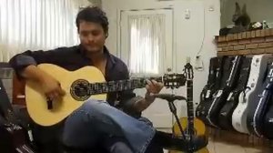 2013 Sanchis Lopez Barbero Model Especial Flamenco Guitar. Misael Barraza-Diaz plays Rondena