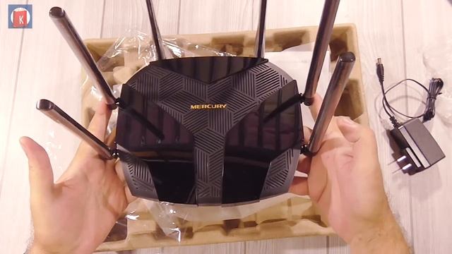 Роутер Маршрутизатор Mercury 1900M D196G Dual Band Gigabit Router. Распаковка, обзор и настройка смотреть онлайн